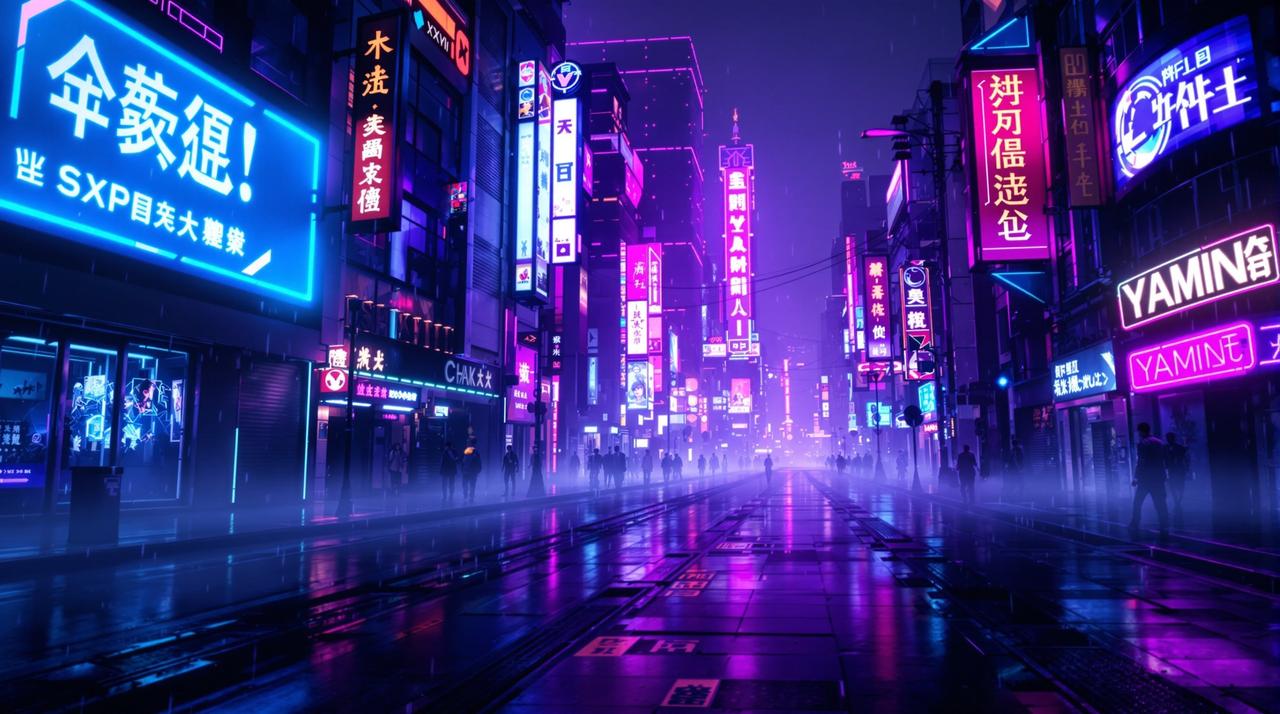日韩一级片1080P：赛博朋克都市漫游